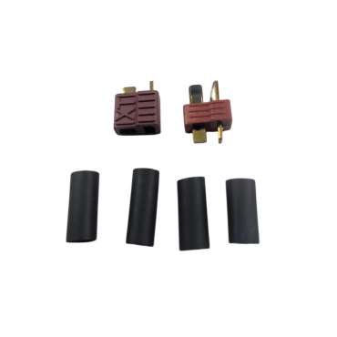 CONECTOR PLUG DEANS PAR MACHO E FÊMEA COM TERMO RETRÁTIL CPDMF1P